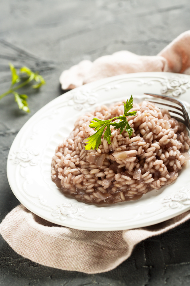 Caramelized Onion & Barbera Risotto